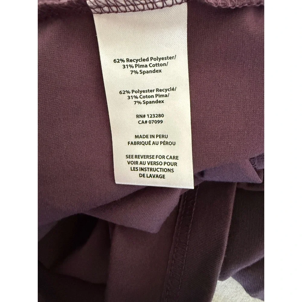 TravisMathew The Crew Long Sleeve Performance Golf Shirt Purple Men XL